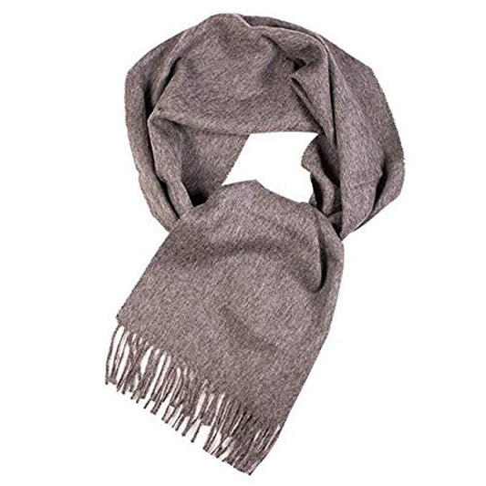 Great Natural Alpaca 100% Baby Alpaca scarf medium grey colour