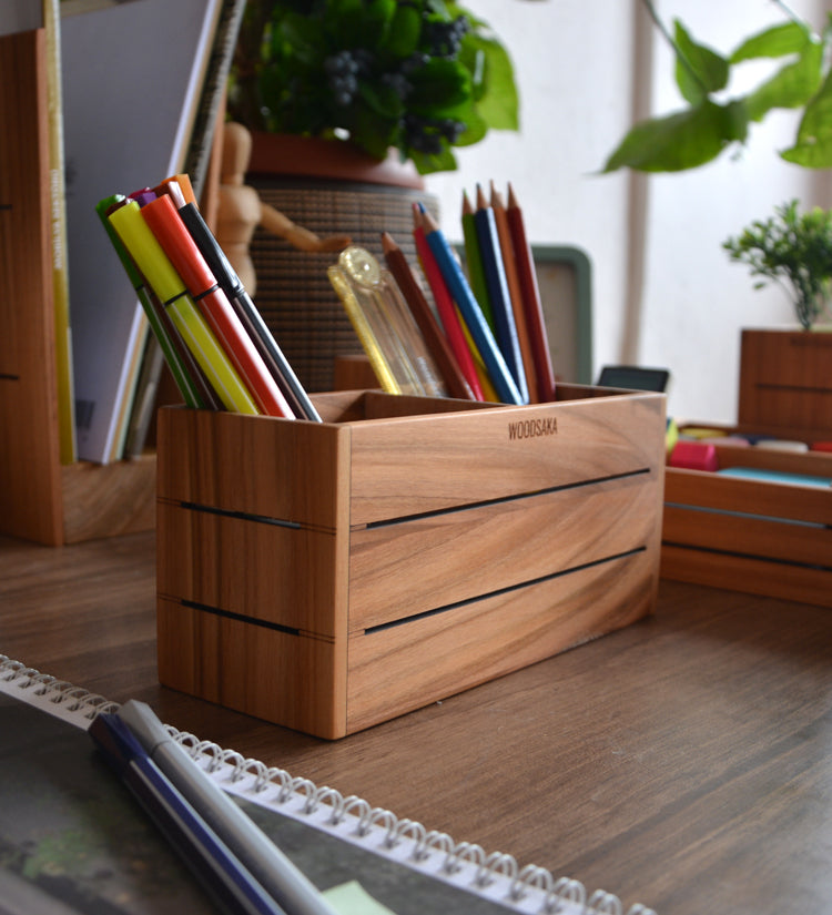 3Line Two-Section Penholder - Cherry