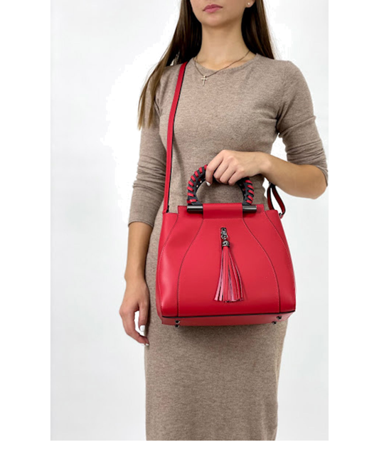 Bolso de mano Organo Rojo