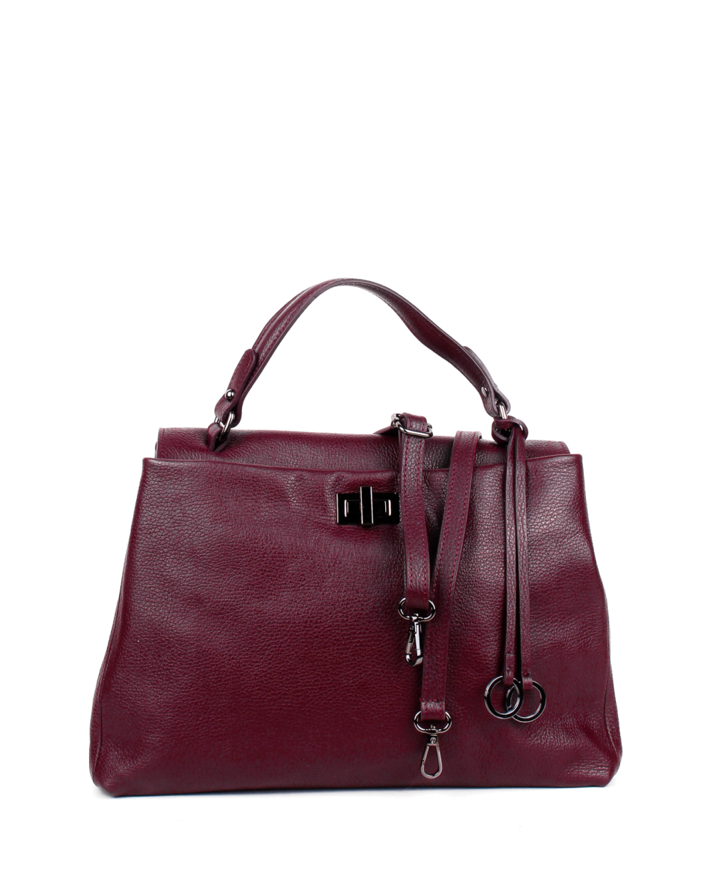 Bolso de mano LUNGA Burgundy