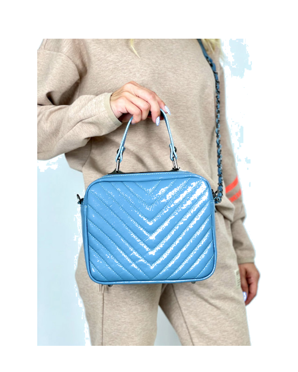 Bolso de mano SIOUXSIE Azul