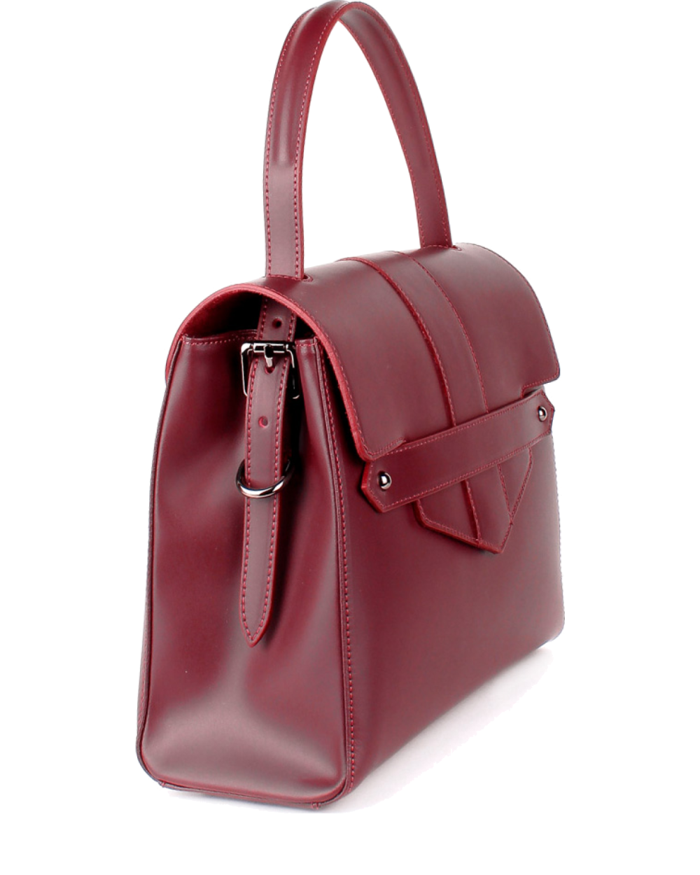 Bolso de mano DIVISI Burgundy