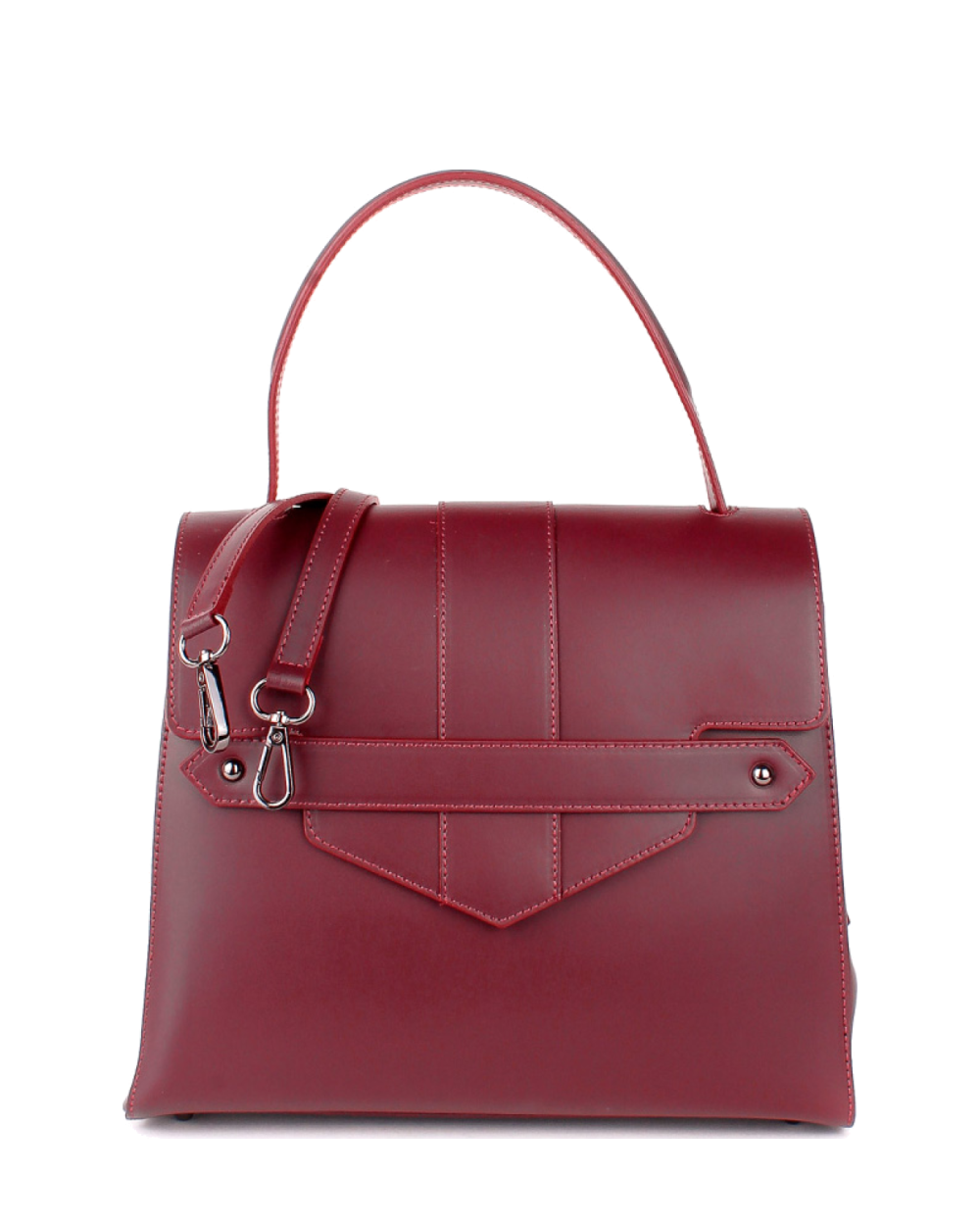 Bolso de mano DIVISI Burgundy