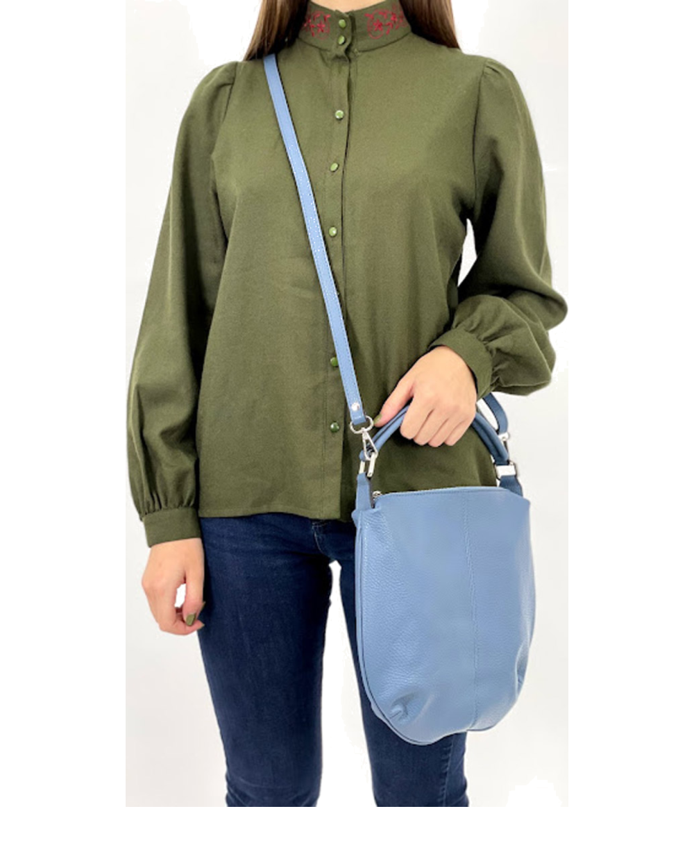 Bolso de mano Basso Azul