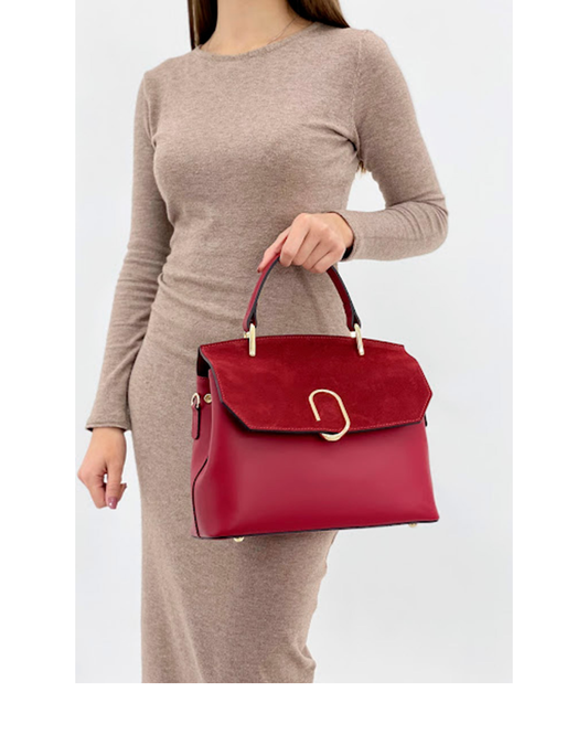 Bolso de mano Gala Burgundy