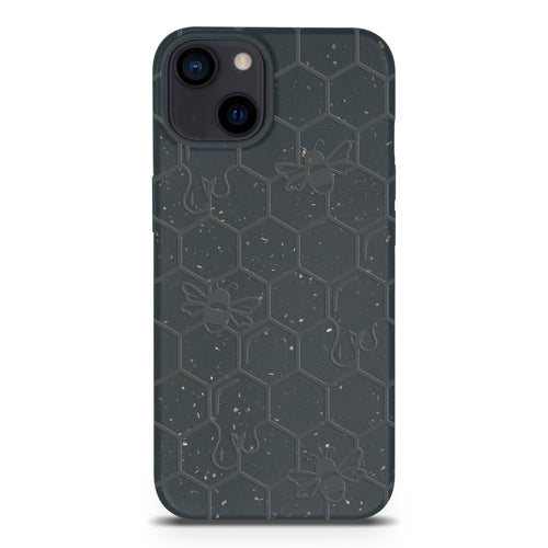 Honey Bee -  Biodegradable phone case - Yellow, Orange and Black