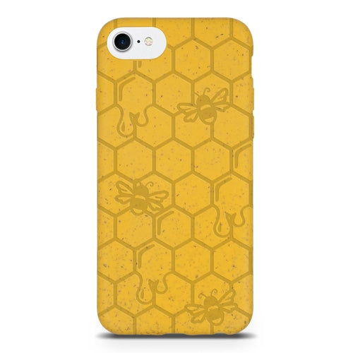 Honey Bee -  Biodegradable phone case - Yellow, Orange and Black