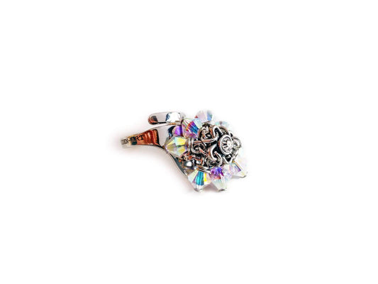 Statement ring made with Crystallized Swarovski elements